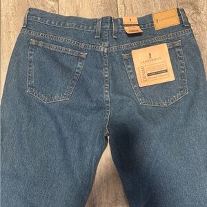 Relaxed Fit Men's Denim Jeans - Classic Blue Lanesboro NEW